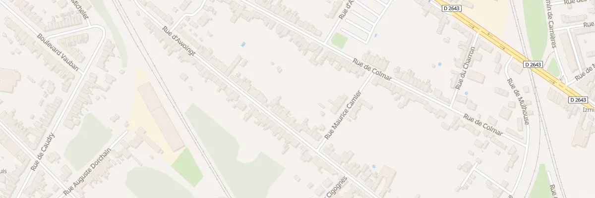 Plan du 87 Rue d’Awoingt à Cambrai