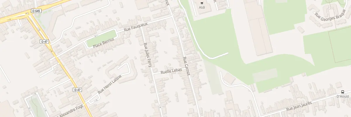 Plan du 59 Rue Carnot à Aniche