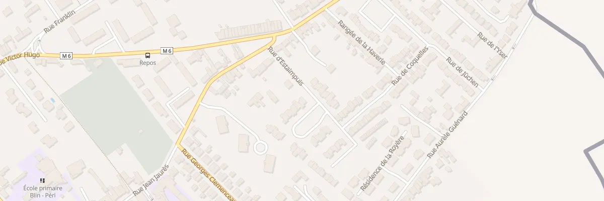 Plan du 2 Rue Estaimpuis à Leers