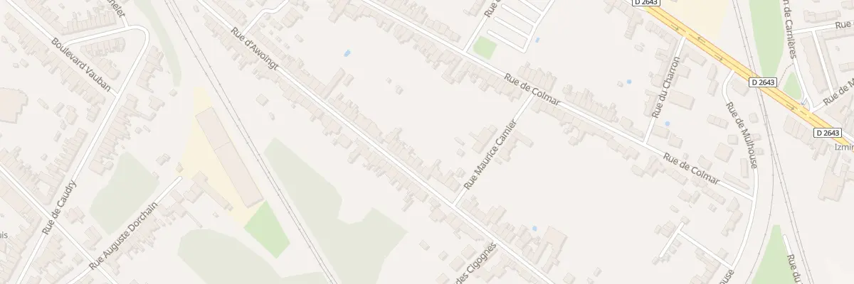 Plan du 89 Rue d’Awoingt à Cambrai