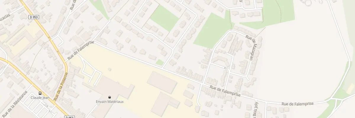 Plan du 6 Rue du Moulin des Loups à Orchies