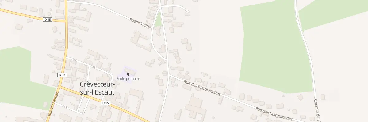 Plan du 166 Rue de Paradis à Crèvecœur-sur-l’Escaut