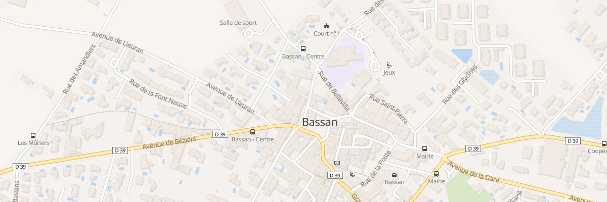 Plan du 5 Rue des Ecoles à Bassan