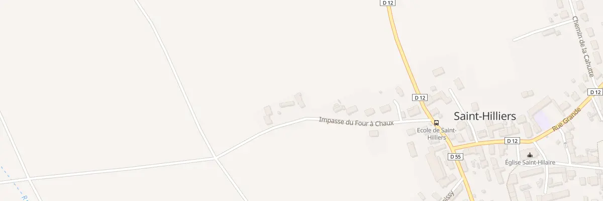 Plan du 9 Imp du Four à Chaux à Saint-Hilliers