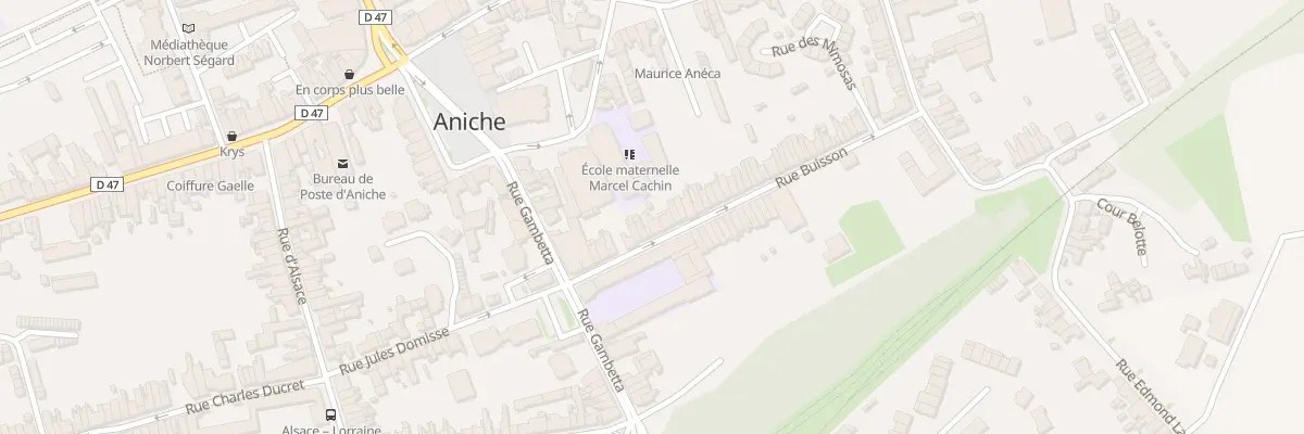 Plan du 19 Rue Buisson à Aniche