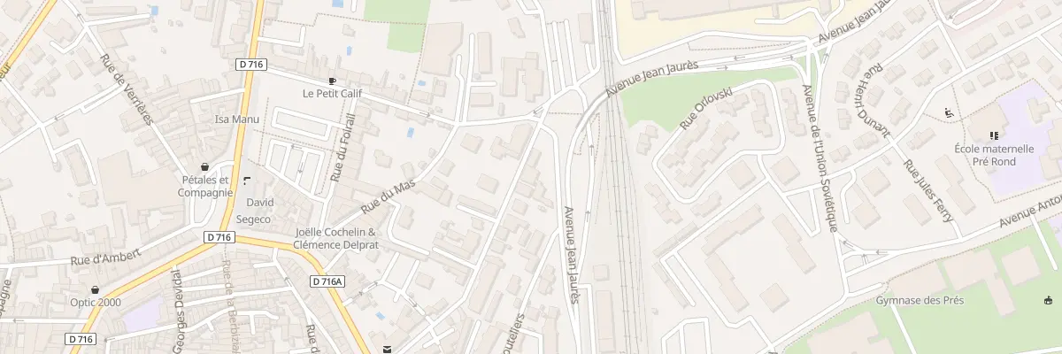Plan du 18 Rue Eugène Gauttier à Issoire