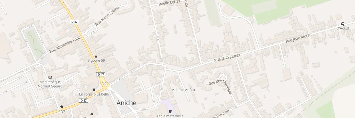 Plan du 37 Rue Jean Jaures à Aniche