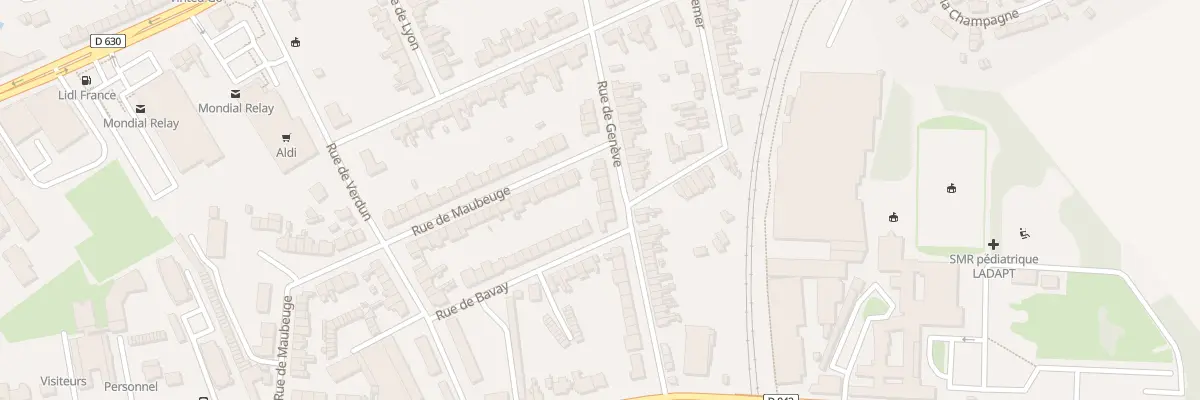 Plan du 36 Rue de Genève à Cambrai
