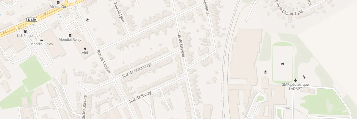 Plan du 32 Rue de Genève à Cambrai