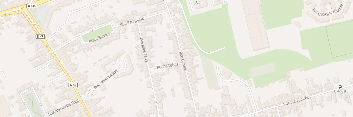 Plan du 53 Rue Carnot à Aniche
