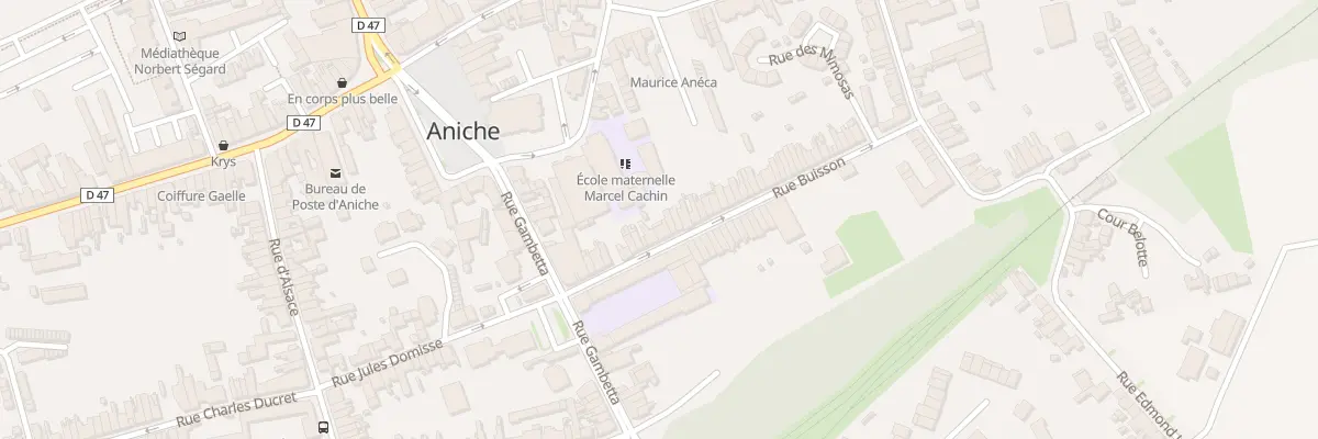 Plan du 21 Rue Buisson à Aniche
