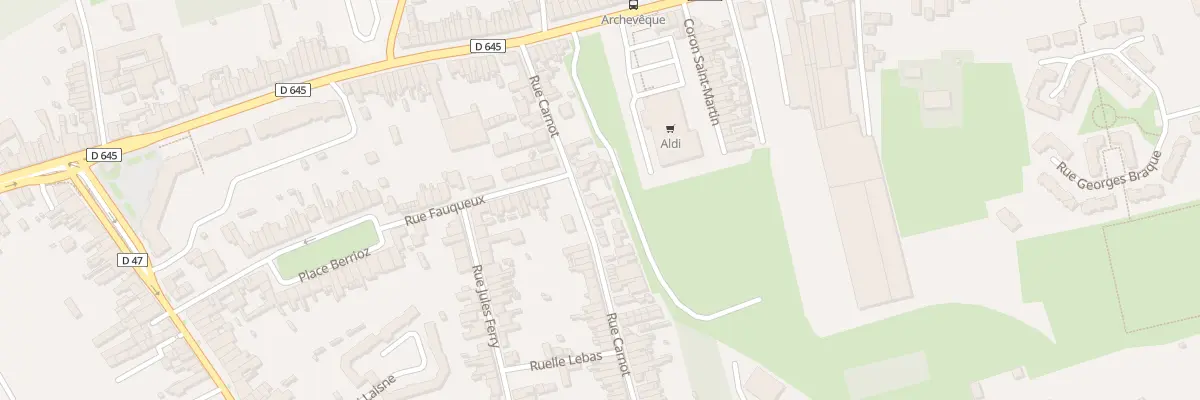 Plan du 90 Rue Carnot à Aniche