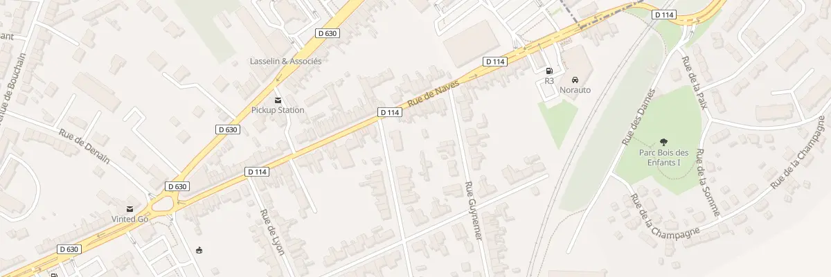 Plan du 56 Rue de Naves à Cambrai