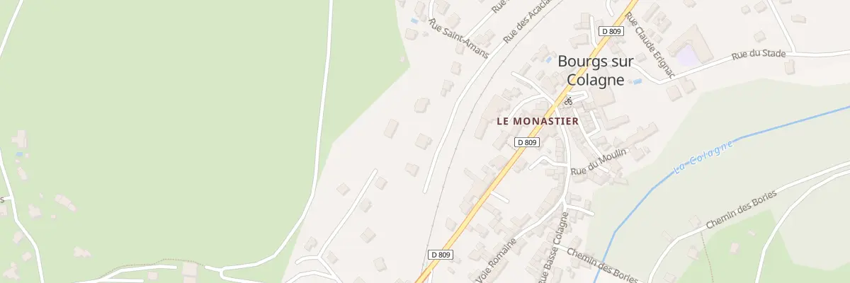Plan du 8 Rue des Acacias Monastier à Bourgs sur Colagne