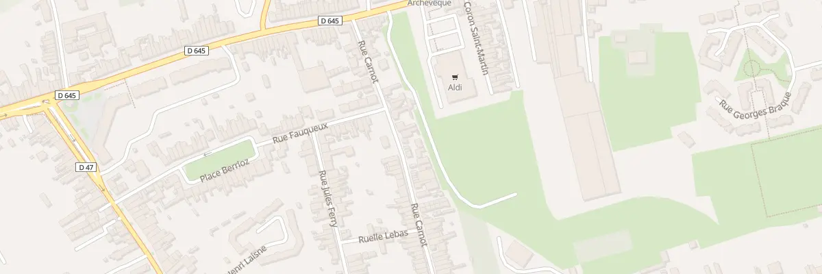 Plan du 88 Rue Carnot à Aniche