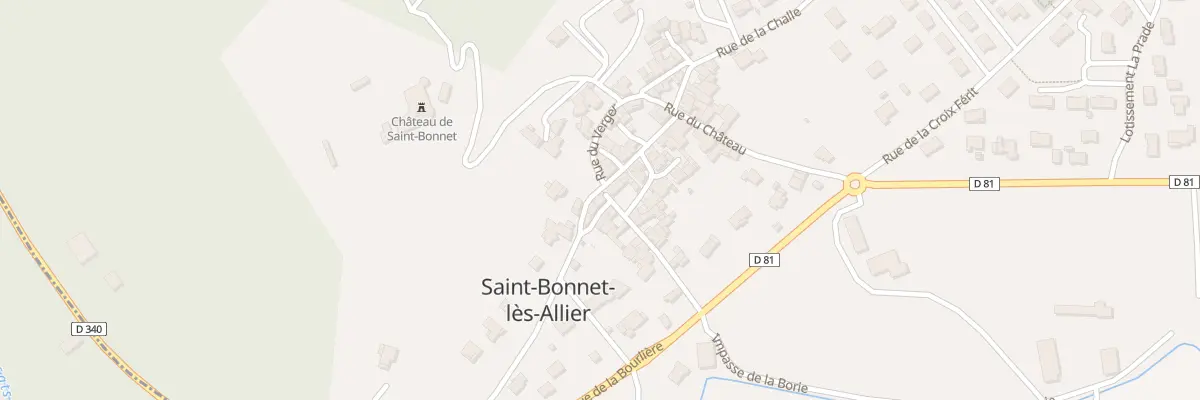 Plan du 2 Ptr Petite Rue des Caves à Saint-Bonnet-lès-Allier