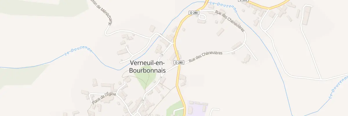 Plan du 1 Rue Bodin à Verneuil-en-Bourbonnais