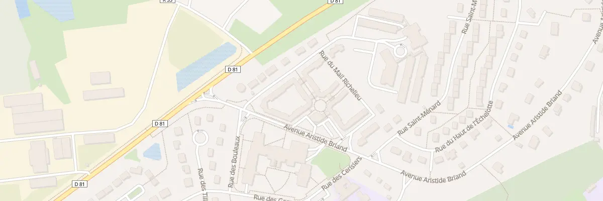 Plan du 75 Rue du Mail Richelieu à Paron