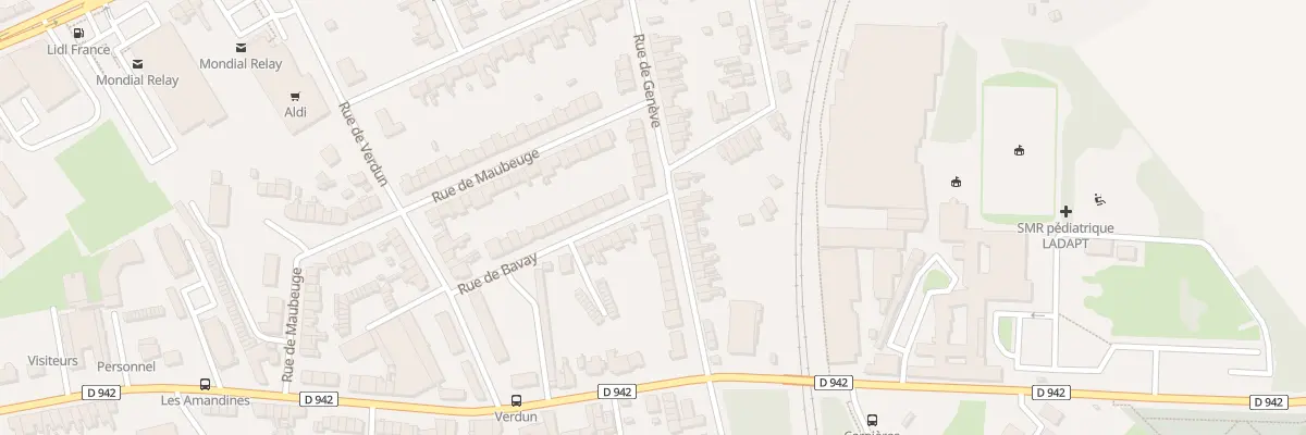 Plan du 42 Rue de Genève à Cambrai