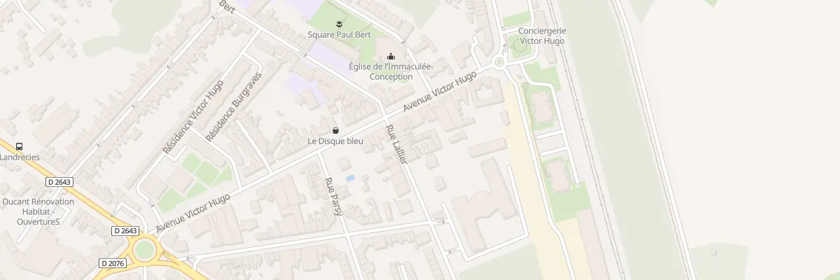 Plan du 9B Rue Lallier à Cambrai