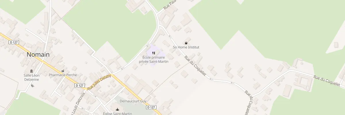 Plan du 4 Rue du Coquelet à Nomain