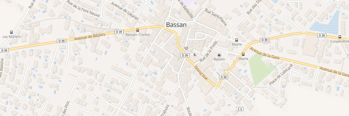 Plan du 1 Rue du Boulevard à Bassan