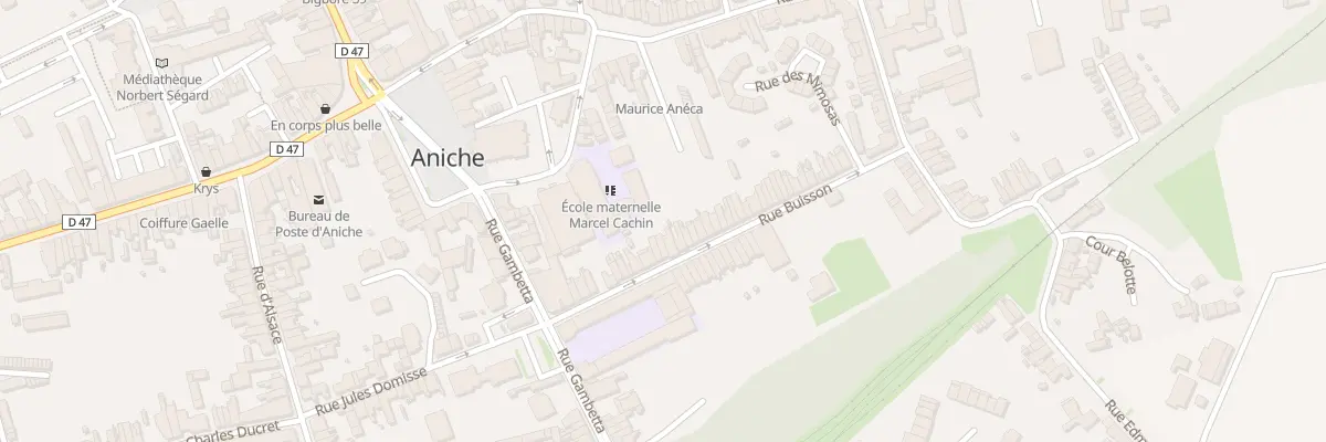 Plan du 27 Rue Buisson à Aniche