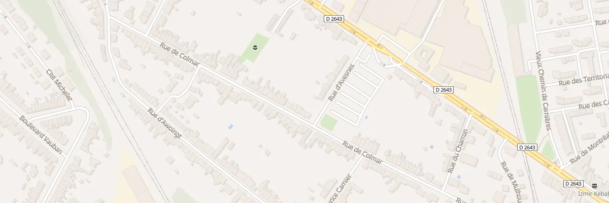 Plan du 73 Rue de Colmar à Cambrai