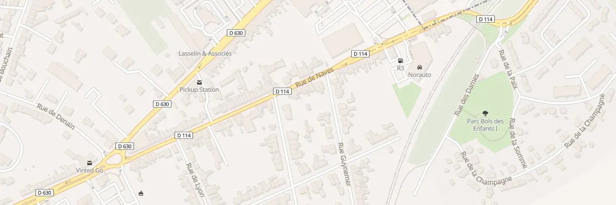 Plan du 60 Rue de Naves à Cambrai