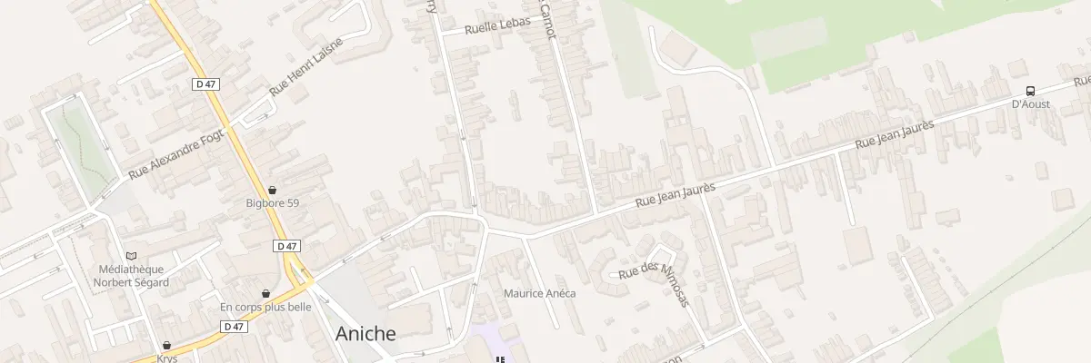 Plan du 45 Rue Jean Jaures à Aniche