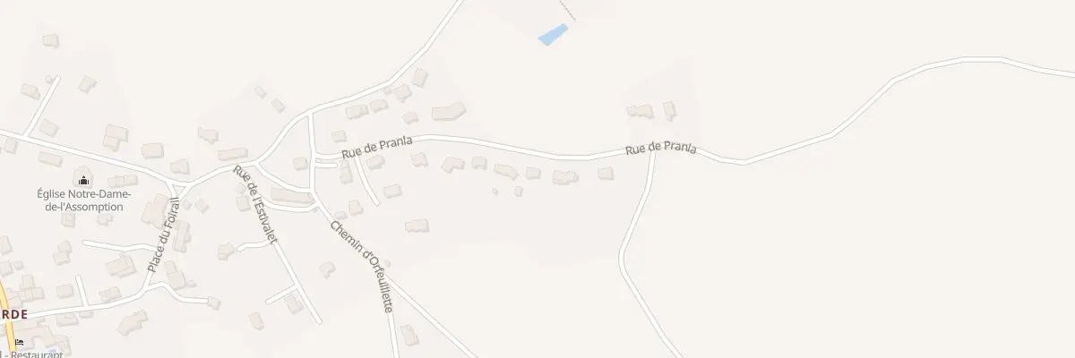 Plan du 5161 Lot Chemin de Pranla à Albaret-Sainte-Marie