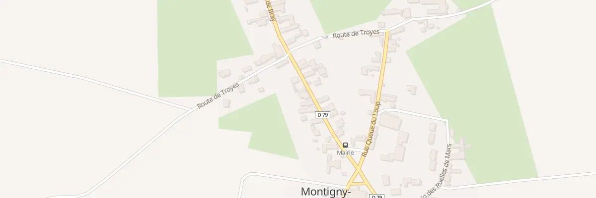 Plan du 13 Rte de Bray à Montigny-le-Guesdier