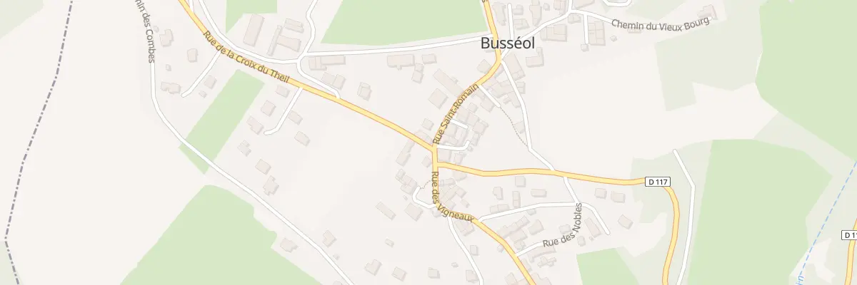 Plan du 8 Rue Saint Romain à Busséol