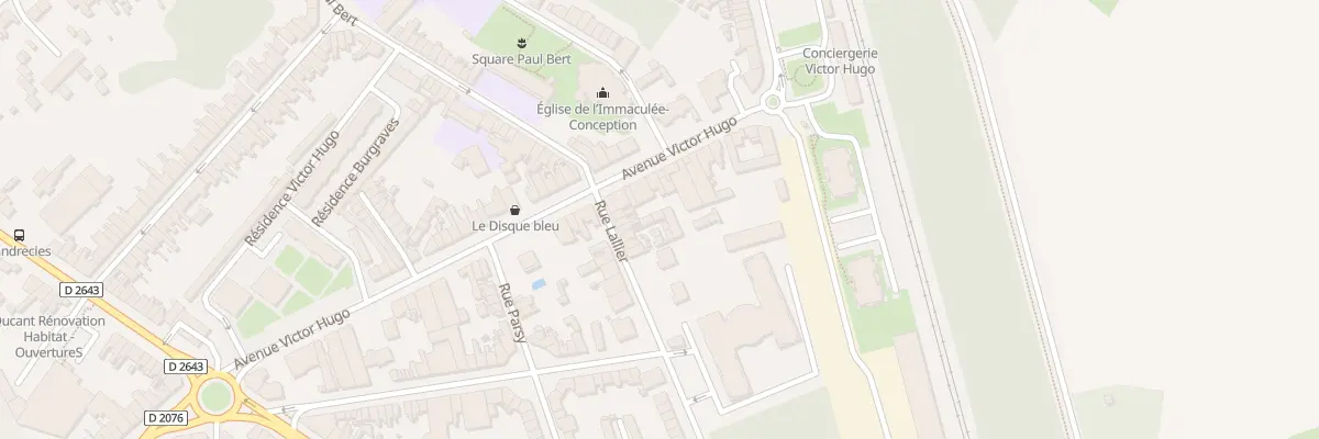 Plan du 9T Rue Lallier à Cambrai