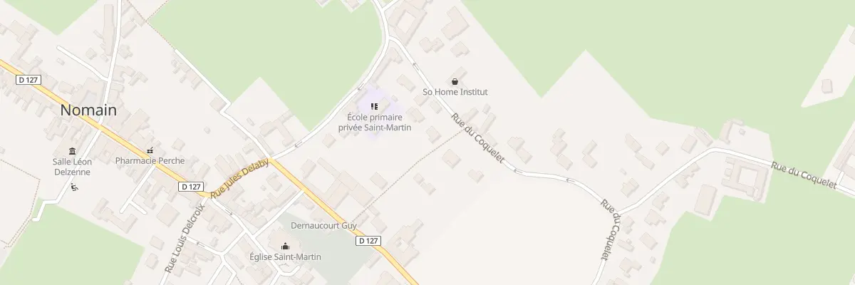 Plan du 8 Rue du Coquelet à Nomain