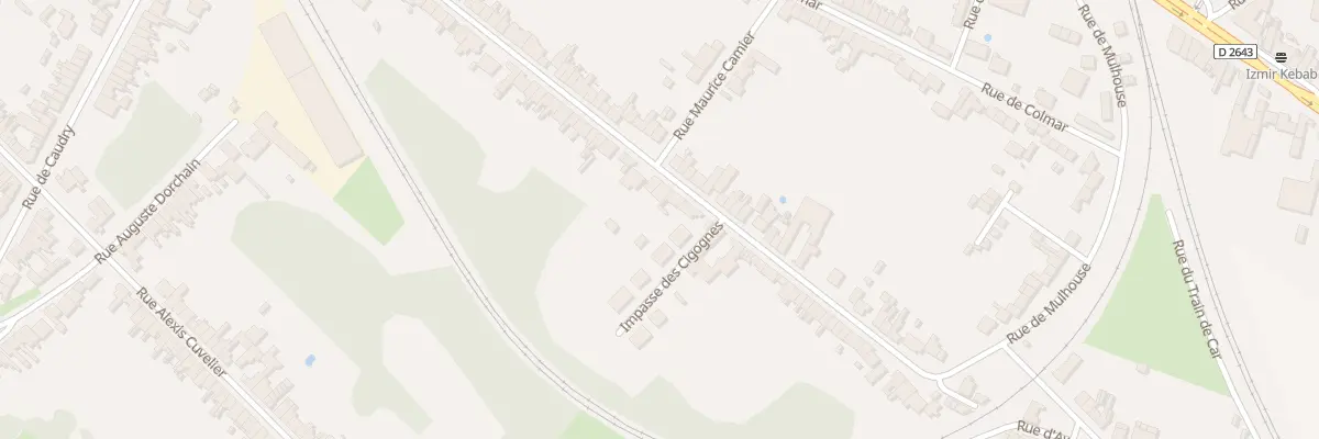 Plan du 96 Rue d’Awoingt à Cambrai