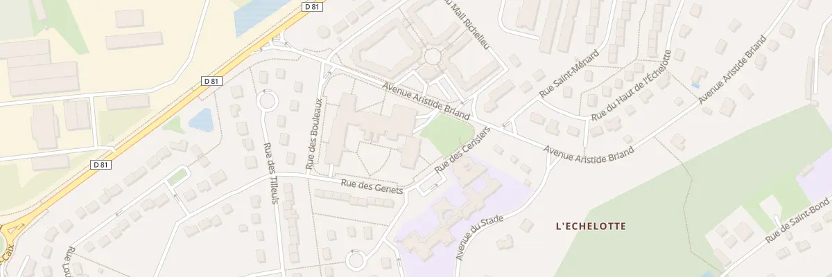 Plan du 6 Rue des Cerisiers à Paron