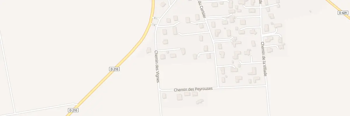 Plan du 5T Che des Vignes à Surat
