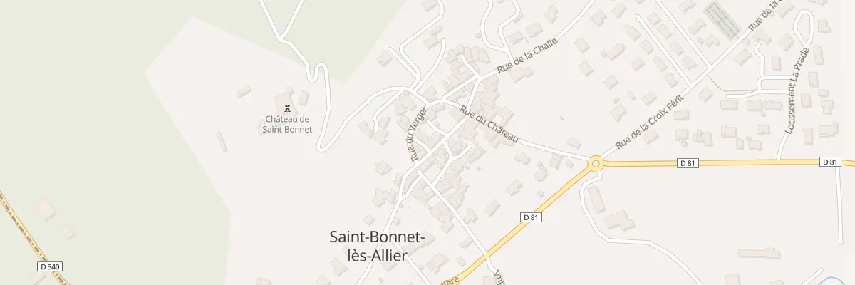 Plan du 2 Imp des Granges à Saint-Bonnet-lès-Allier