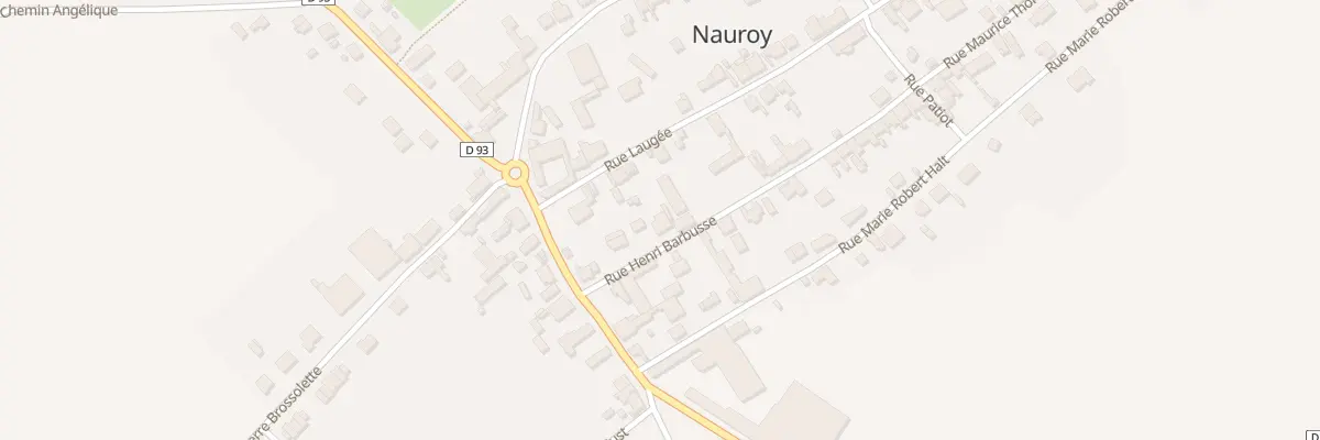 Plan du 20 Rue Henri Barbusse à Nauroy