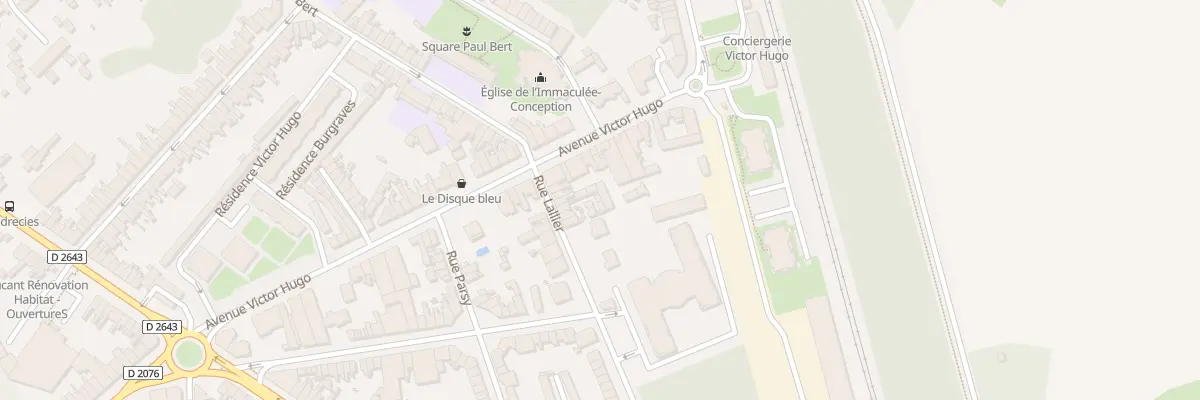 Plan du 9Q Rue Lallier à Cambrai