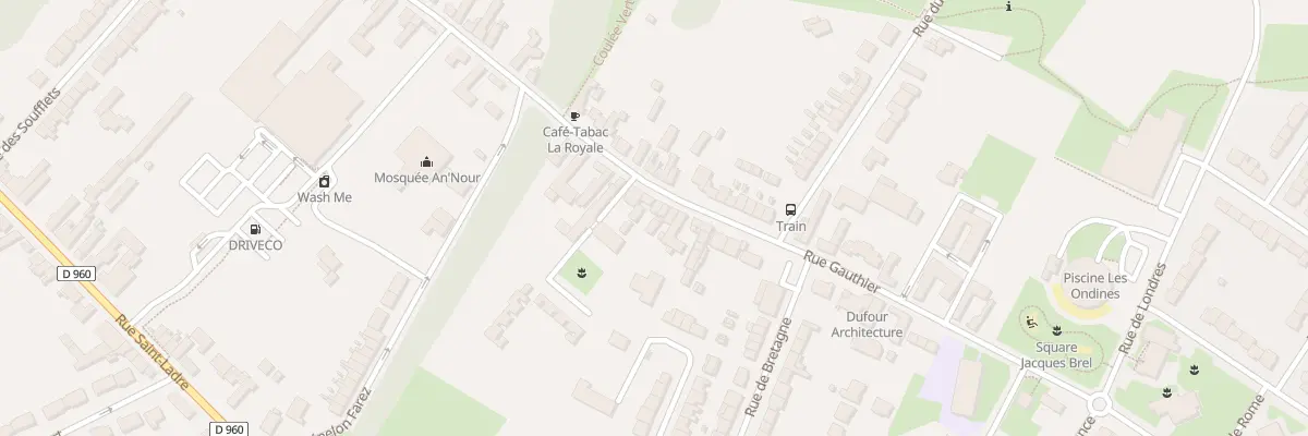 Plan du 136 Rue Gauthier à Cambrai