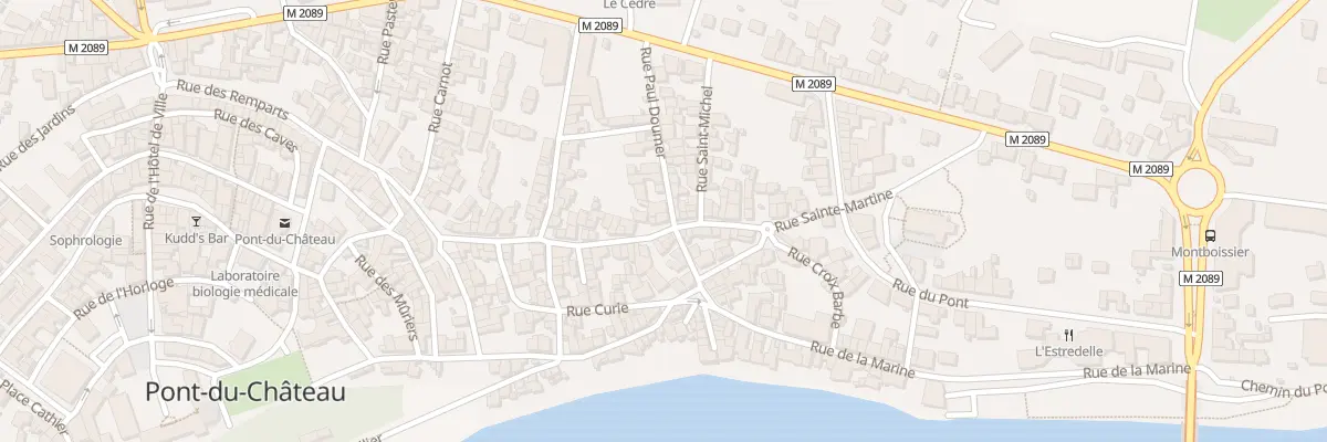 Plan du 35 Rue Sainte-Martine à Pont-du-Château