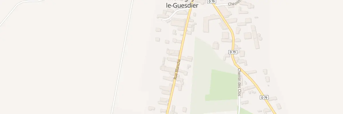 Plan du 18 Rue Blanche à Montigny-le-Guesdier