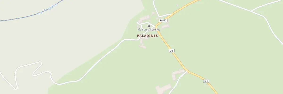 Plan du 5055 Paladines à Chaulhac