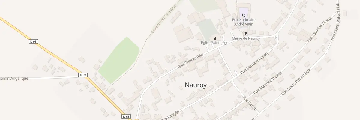 Plan du 18 Rue Gabriel Péri à Nauroy