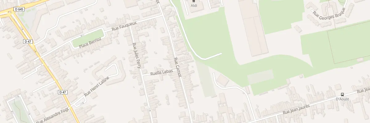 Plan du 58C Rue Carnot à Aniche