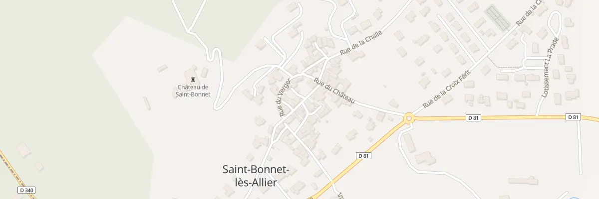 Plan du 6 Rue des Granges à Saint-Bonnet-lès-Allier