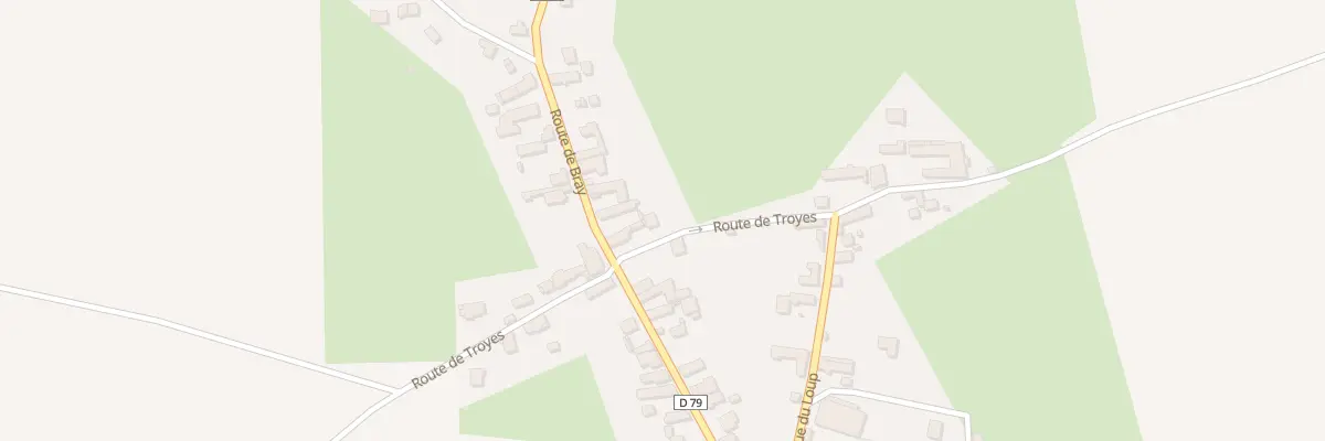 Plan du 1 Rte de Troyes à Montigny-le-Guesdier