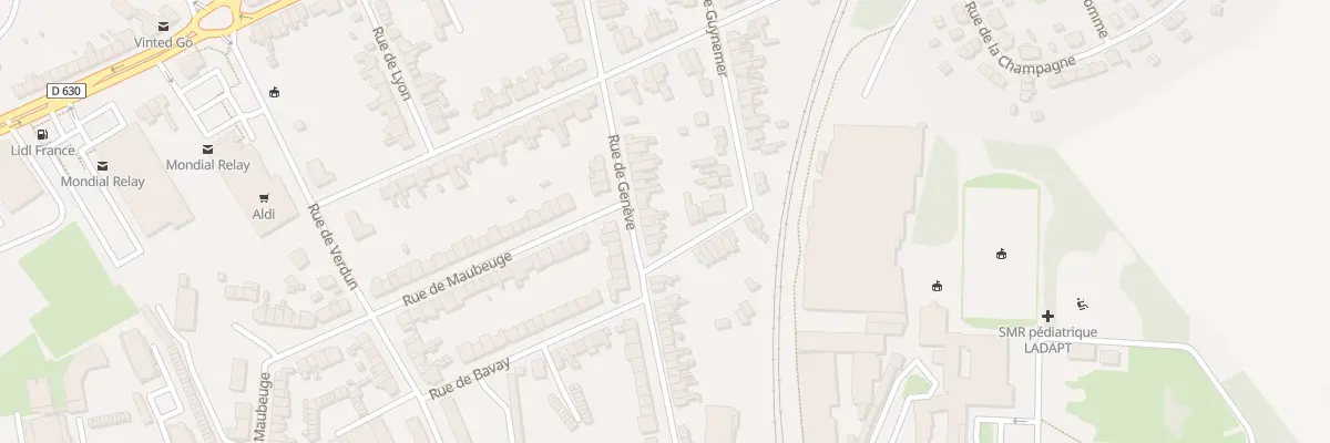 Plan du 35 Rue de Genève à Cambrai
